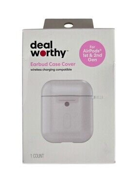 🔥4/$20 Deal Worthy Ear Bud Case Cover NEW  Clear -For Airpods 1st & 2nd Gen